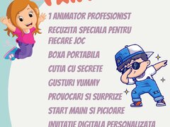 Distractie garantata la petreceri pentru copii!